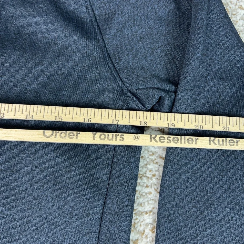 North Face Pullover Mens Small Blue 1/4 Zip Fleece Hiking Outdoors Sweater Logo